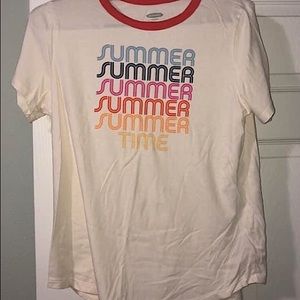 Large Summer Time Old Navy T Shirt